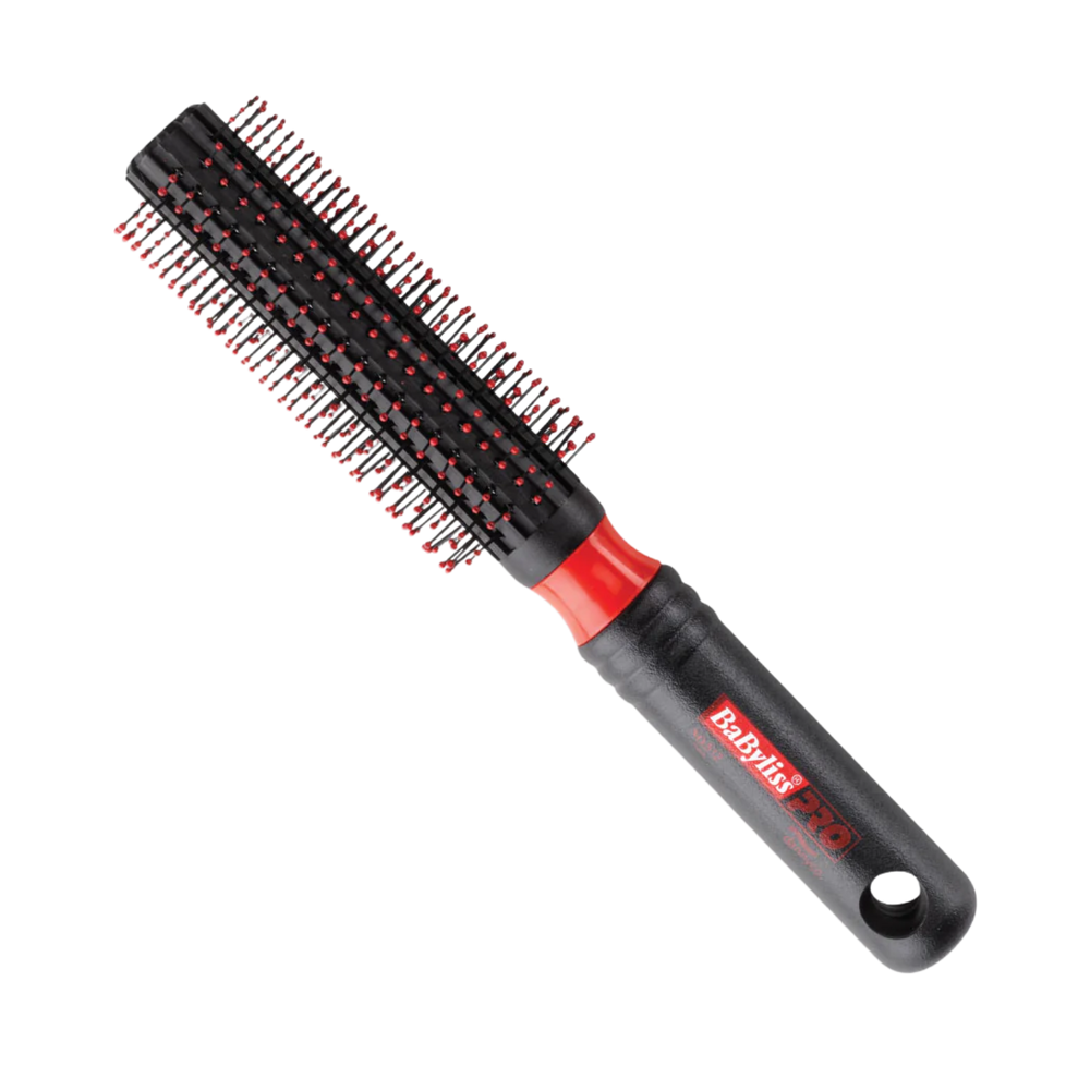 « Brosse ronde BaBylissPRO 512C médium avec picots nylon boules, vue de haut »