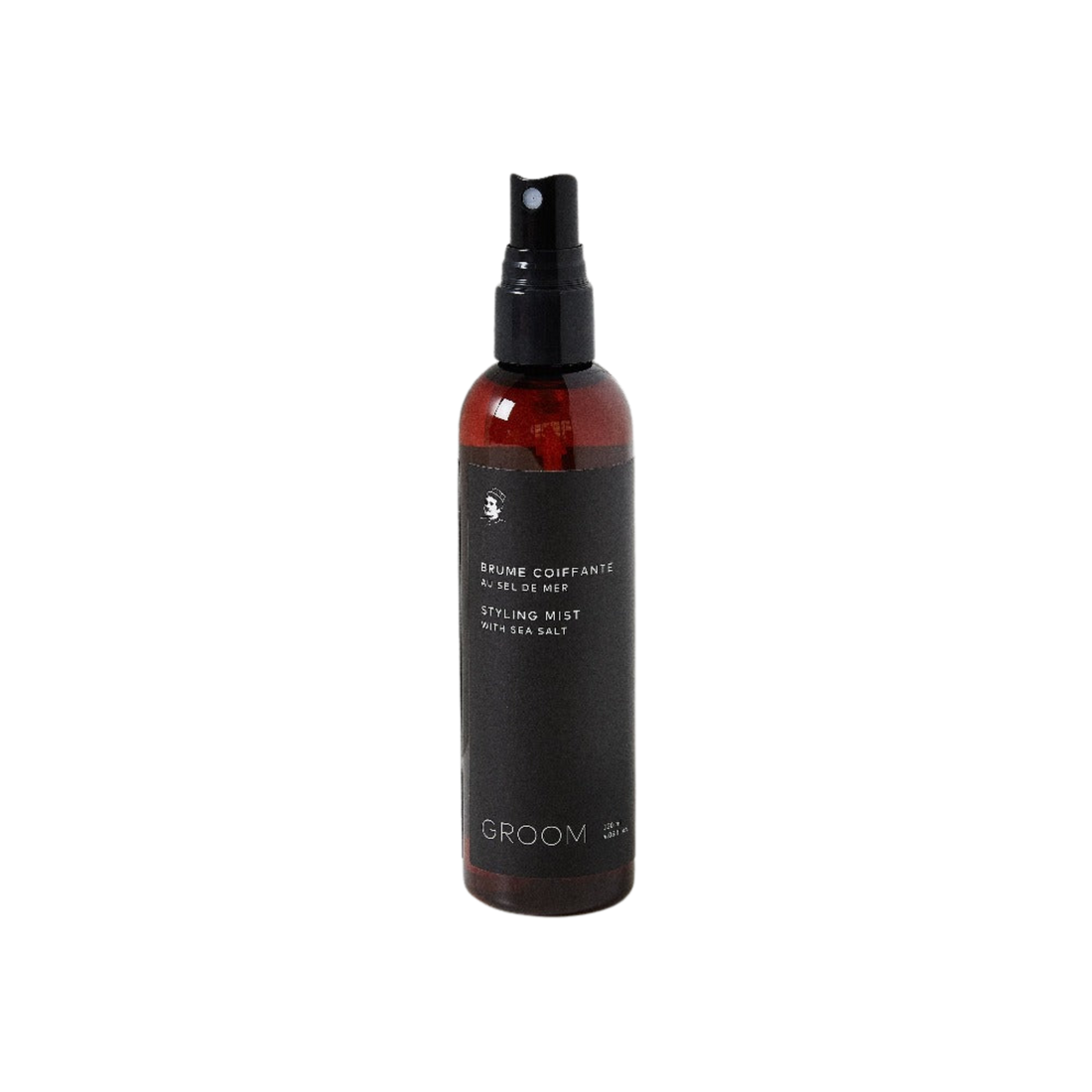 Flacon 120 ml de Brume Coiffante Groom – brume texturisante au sel de mer, algues, aloès et agrumes, fini mat naturel


