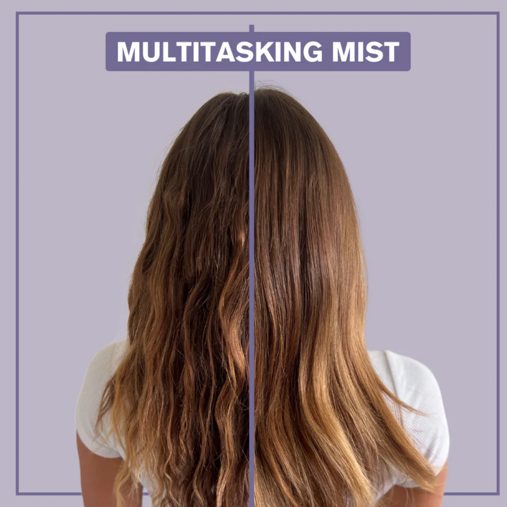 “Spray Brume Multitâche Alcôve 10‑en‑1 sur fond neutre — soin capillaire polyvalent”