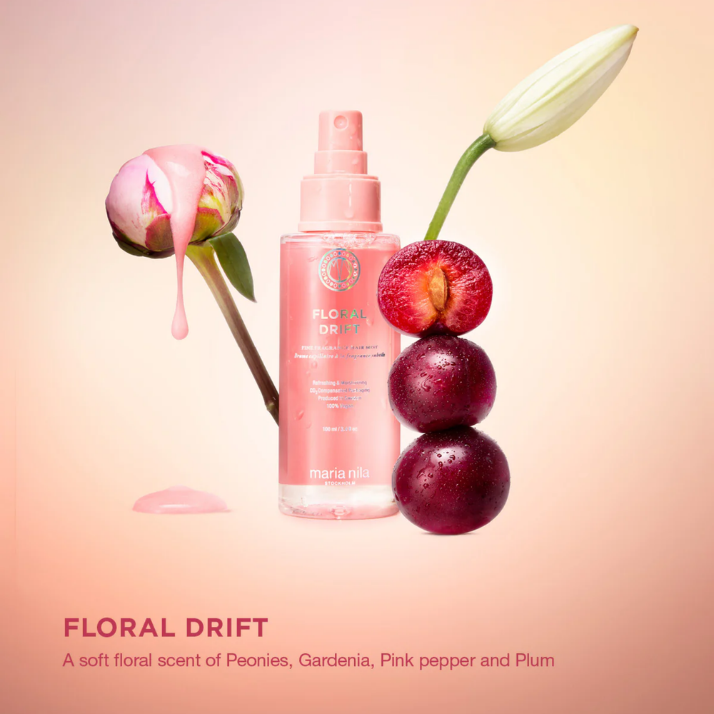 Brume capillaire Floral Drift Maria Nila – spray cheveux floral-fruité 100 ml