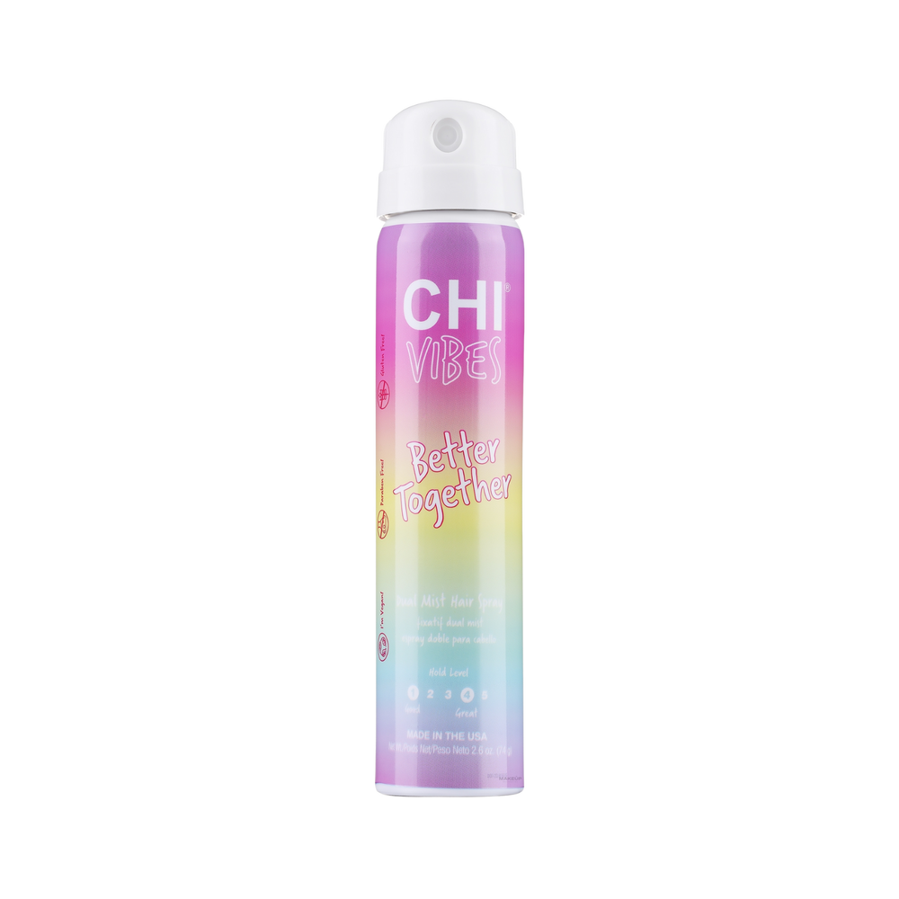 Spray CHI Vibes “Better Together” Dual Mist Hair Spray 10 oz — fixatif professionnel à double tenue