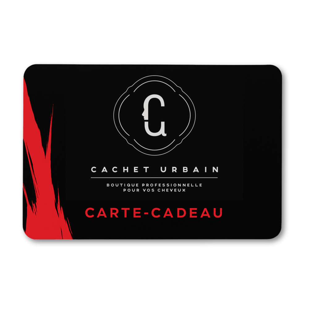 Carte-cadeau Cachet Urbain pour produits capillaires professionnels