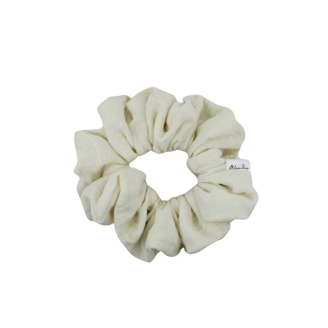 « Chouchou mousseline crème — accessoire cheveux léger et élégant »