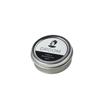 Cire à moustache Groom 15 ml – cire coiffante naturelle tenue forte