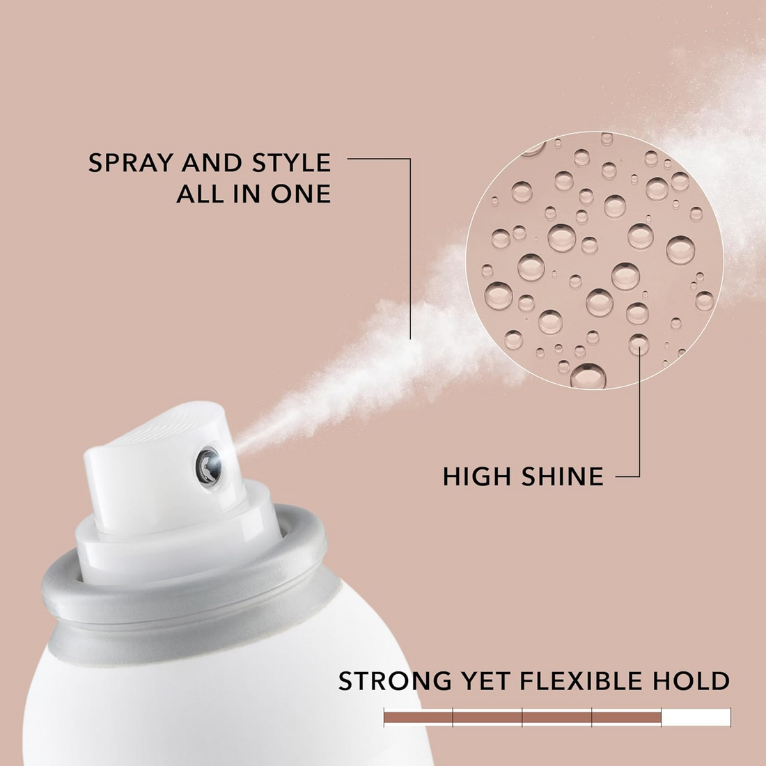 Spray Goldwell Stylesign Cire sèche 150 ml – flacon en spray vu de face sur fond neutre