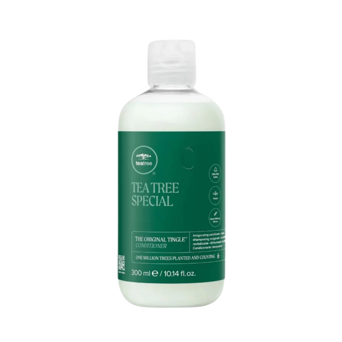 « Coffret cadeau Paul Mitchell Treehouse Yoga Studio Tea Tree Special : bouteille de shampoing, après-shampoing et leave-in au parfum vivifiant »