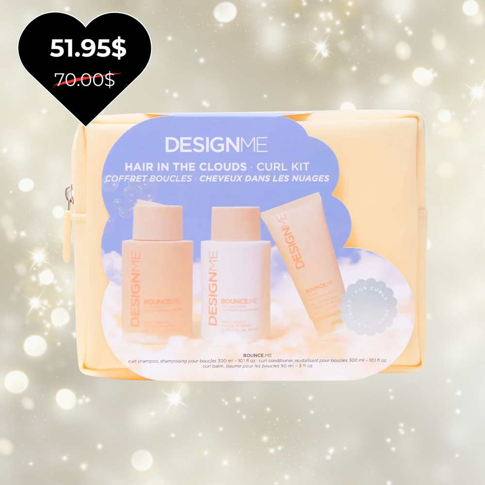 Coffret Bounce.Me 2025 DesignME : mousse, poudre et spray pour boucles
