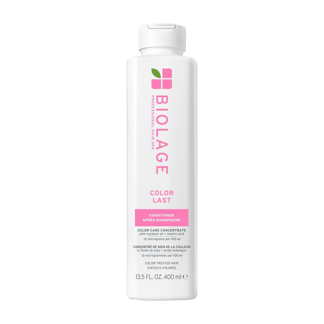 Conditioner Biolage ColorLast, soin après‑shampooing sans parabènes ni silicones pour cheveux colorés, brillance & protection de la couleur.