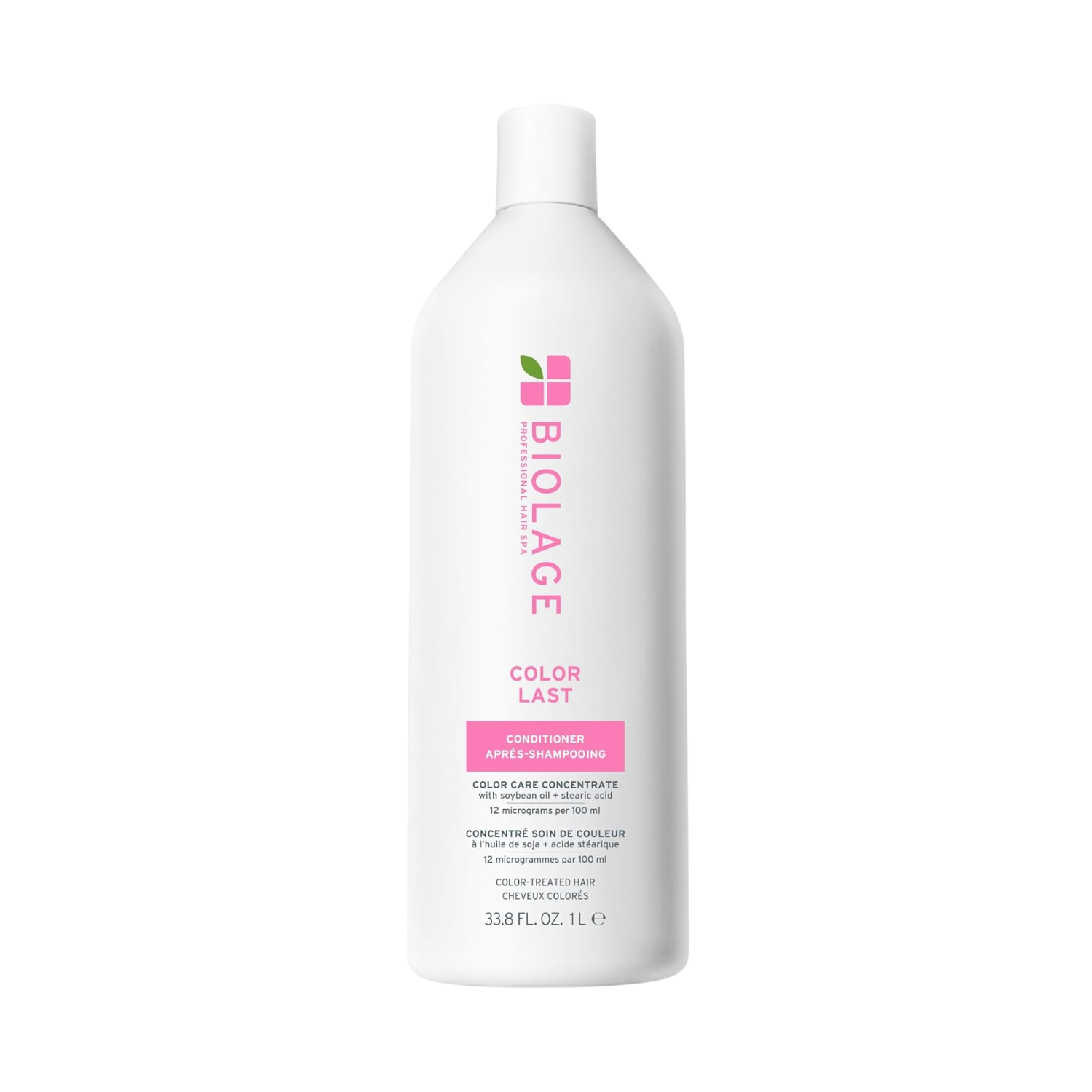 Conditioner Biolage ColorLast, soin après‑shampooing sans parabènes ni silicones pour cheveux colorés, brillance & protection de la couleur.