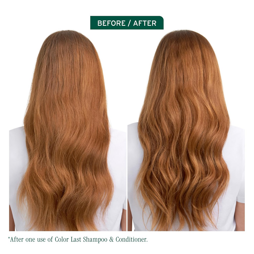 Flacon du shampooing Biolage ColorLast – soin lavant pour cheveux colorés, formule sans parabènes ni silicones, éclat et protection de la couleur.