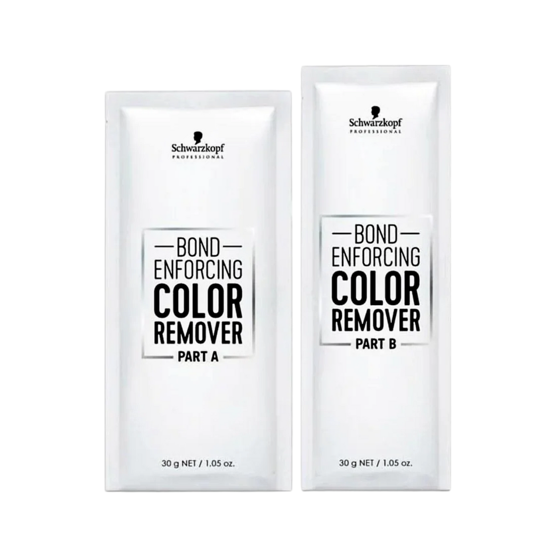 Kit Schwarzkopf Bond Enforcing Color Remover – sachets A & B pour éliminer couleur capillaire