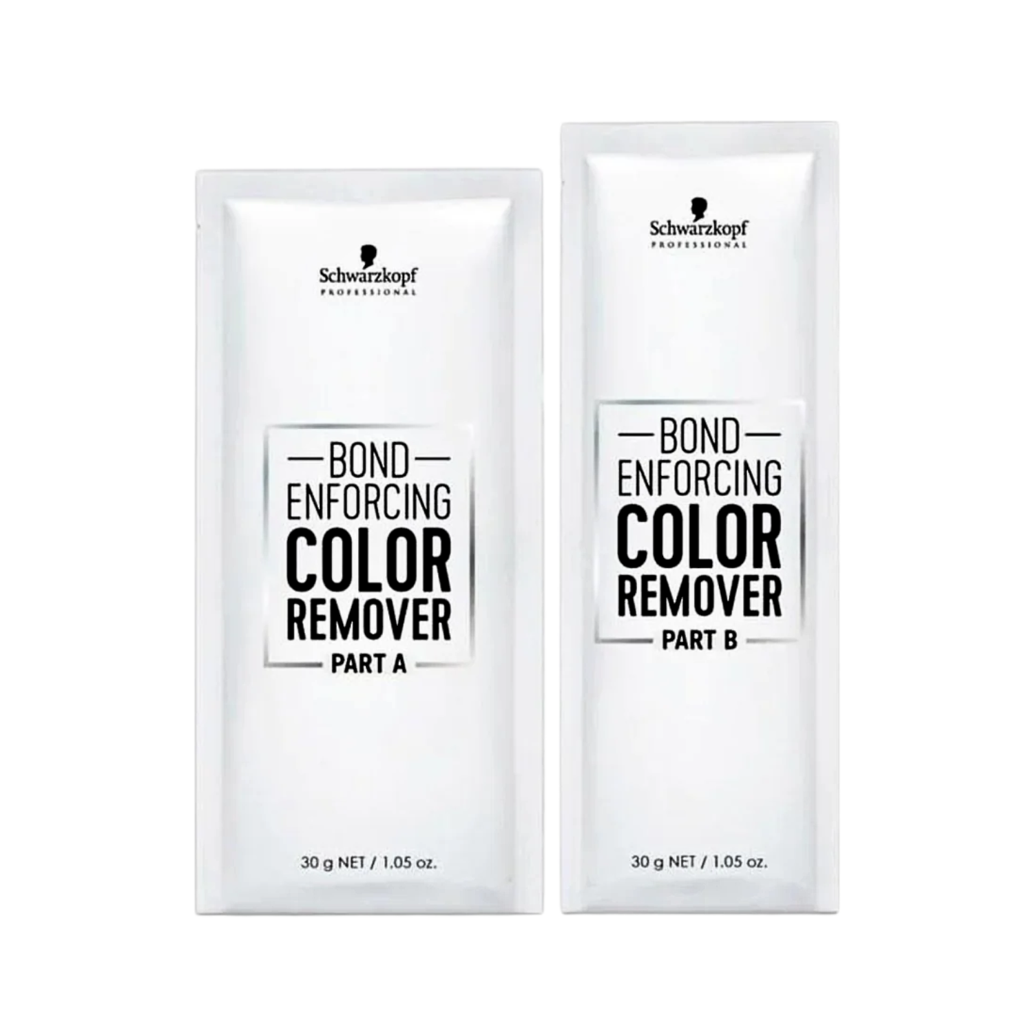 Kit Schwarzkopf Bond Enforcing Color Remover – sachets A & B pour éliminer couleur capillaire