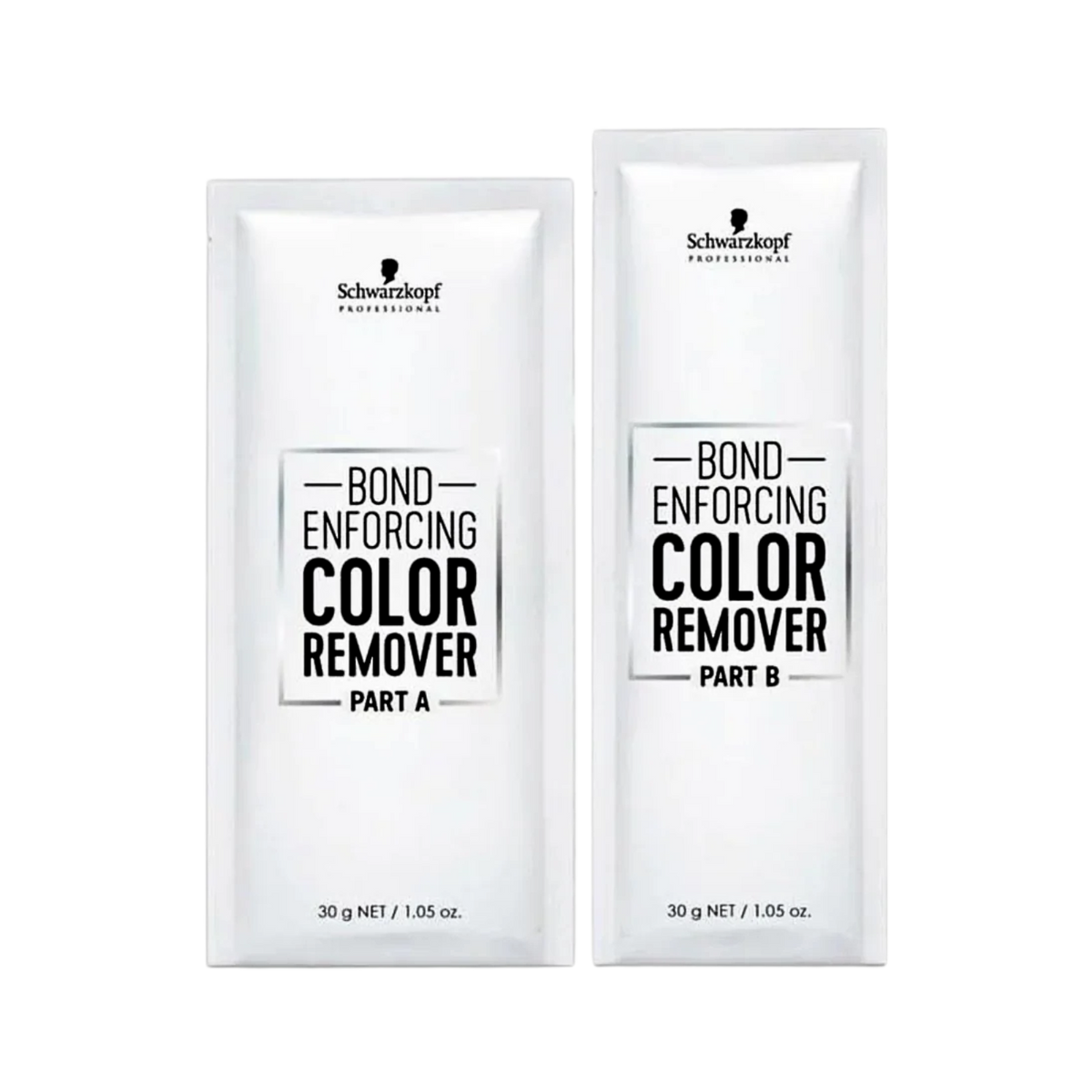 Kit Schwarzkopf Bond Enforcing Color Remover – sachets A & B pour éliminer couleur capillaire