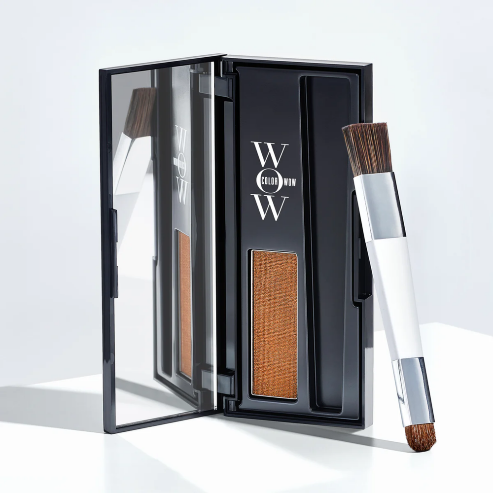 Application Color Wow Root Cover Up rouge avant après