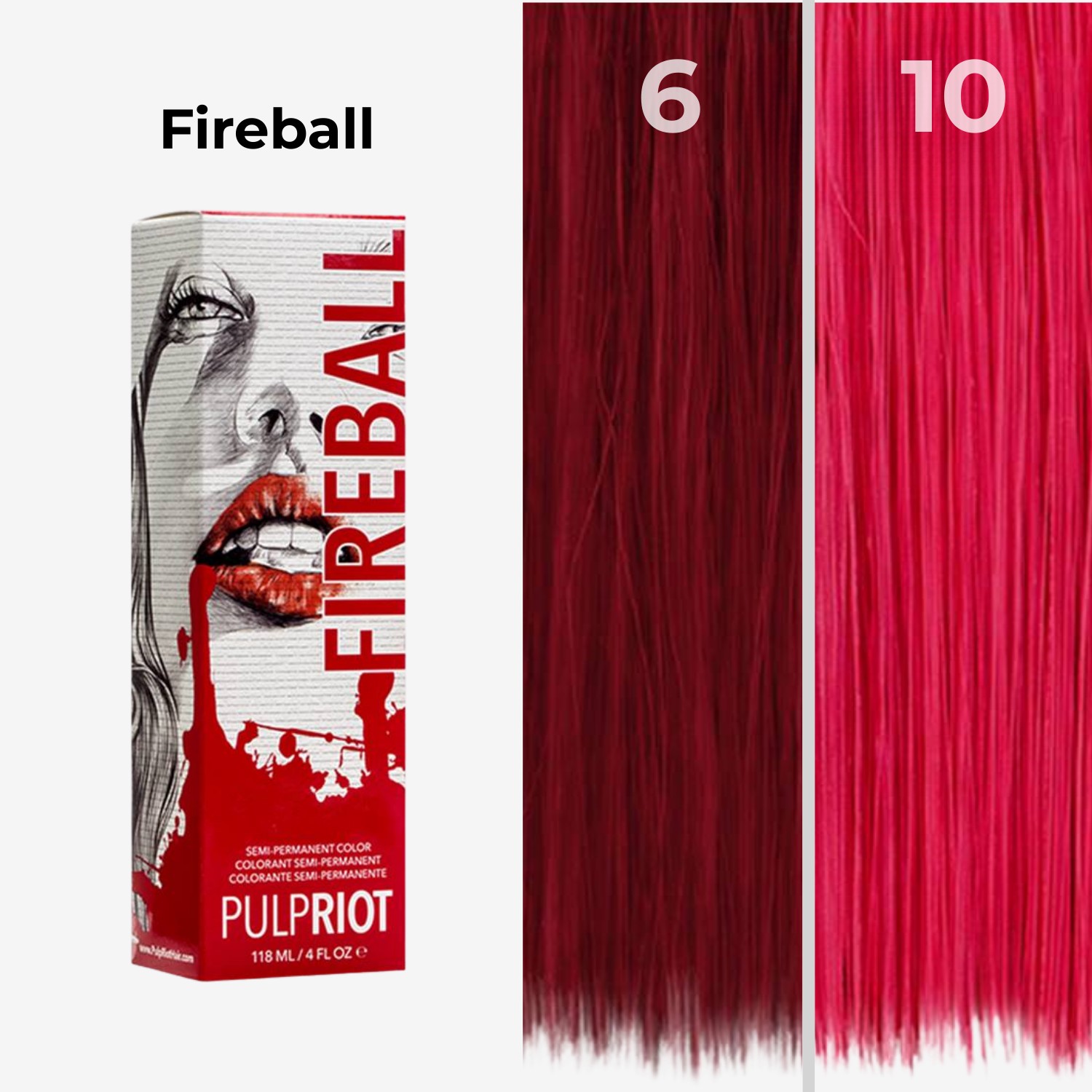 Tube Coloration Professionnel Pulpriot Fireball