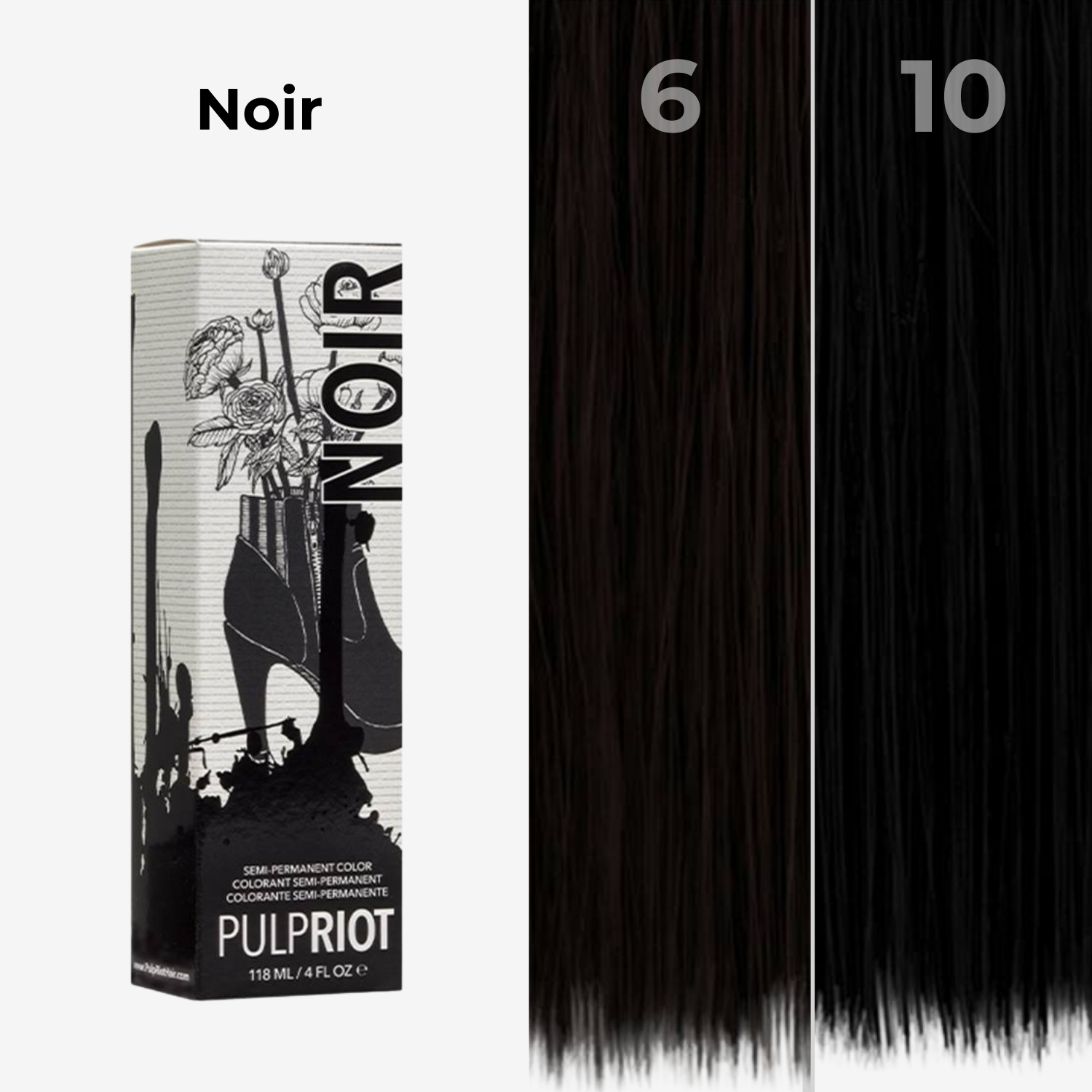 Tube Coloration Professionnel Pulpriot Noir