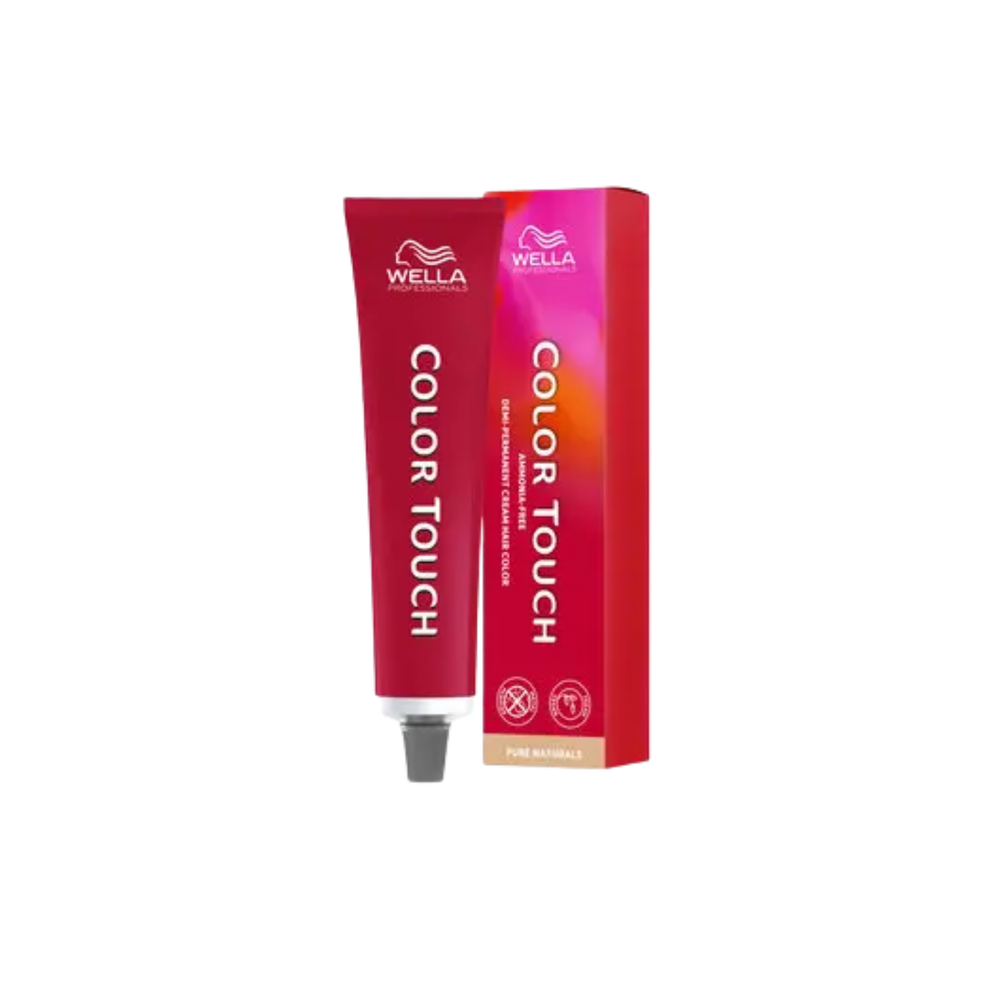 Tube de coloration Wella Color Touch demi-permanente 60 ml – nuances de couleur brillantes et professionnelles.