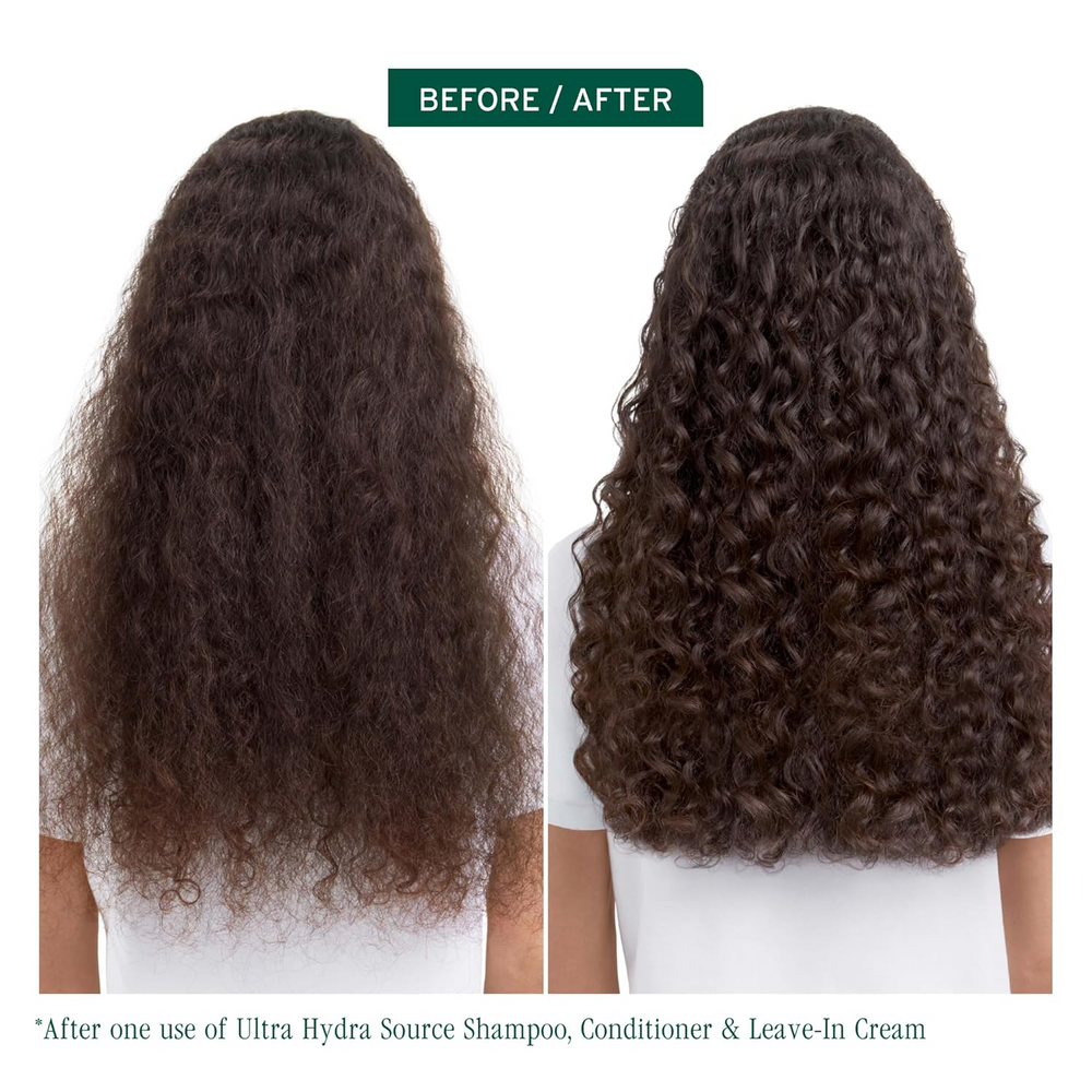 Pot du conditioner Biolage HydraSource, soin hydratant intense sans parabènes pour cheveux très secs.
