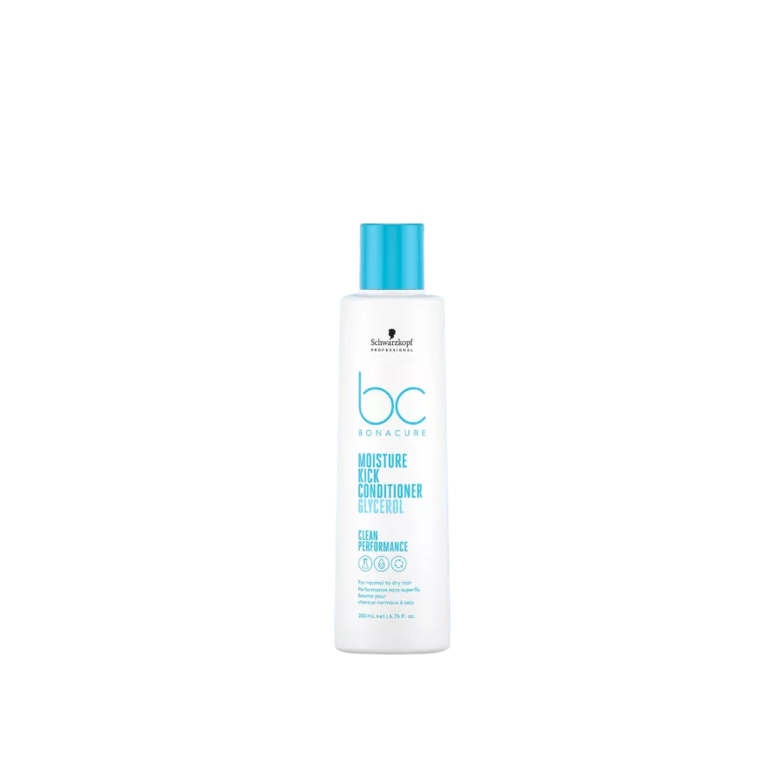 Flacon du Conditionneur Bonacure Moisture Kick — soin hydratant léger pour cheveux secs