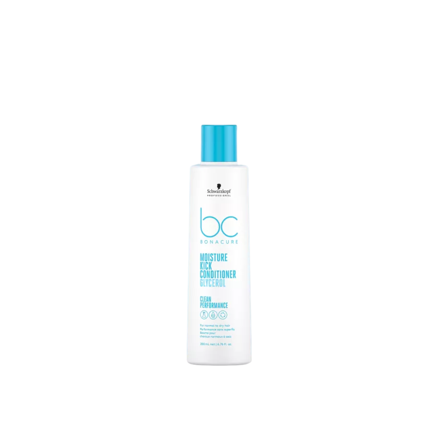Flacon du Conditionneur Bonacure Moisture Kick — soin hydratant léger pour cheveux secs