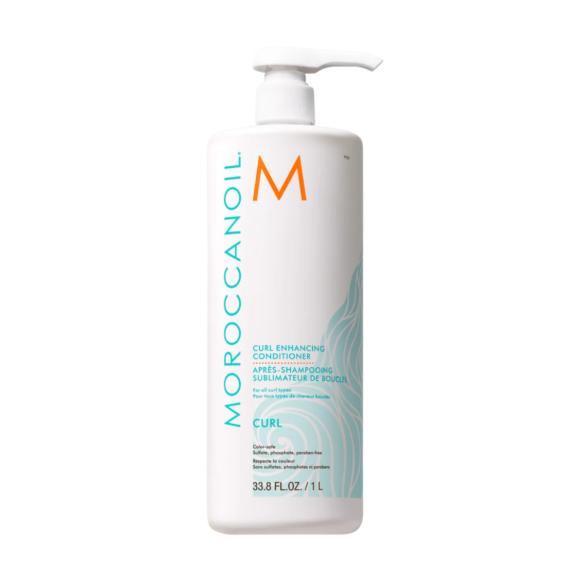 Flacon du Conditionneur Curl Enhancing Moroccanoil destiné à hydrater, définir et nourrir les boucles sans alourdir

