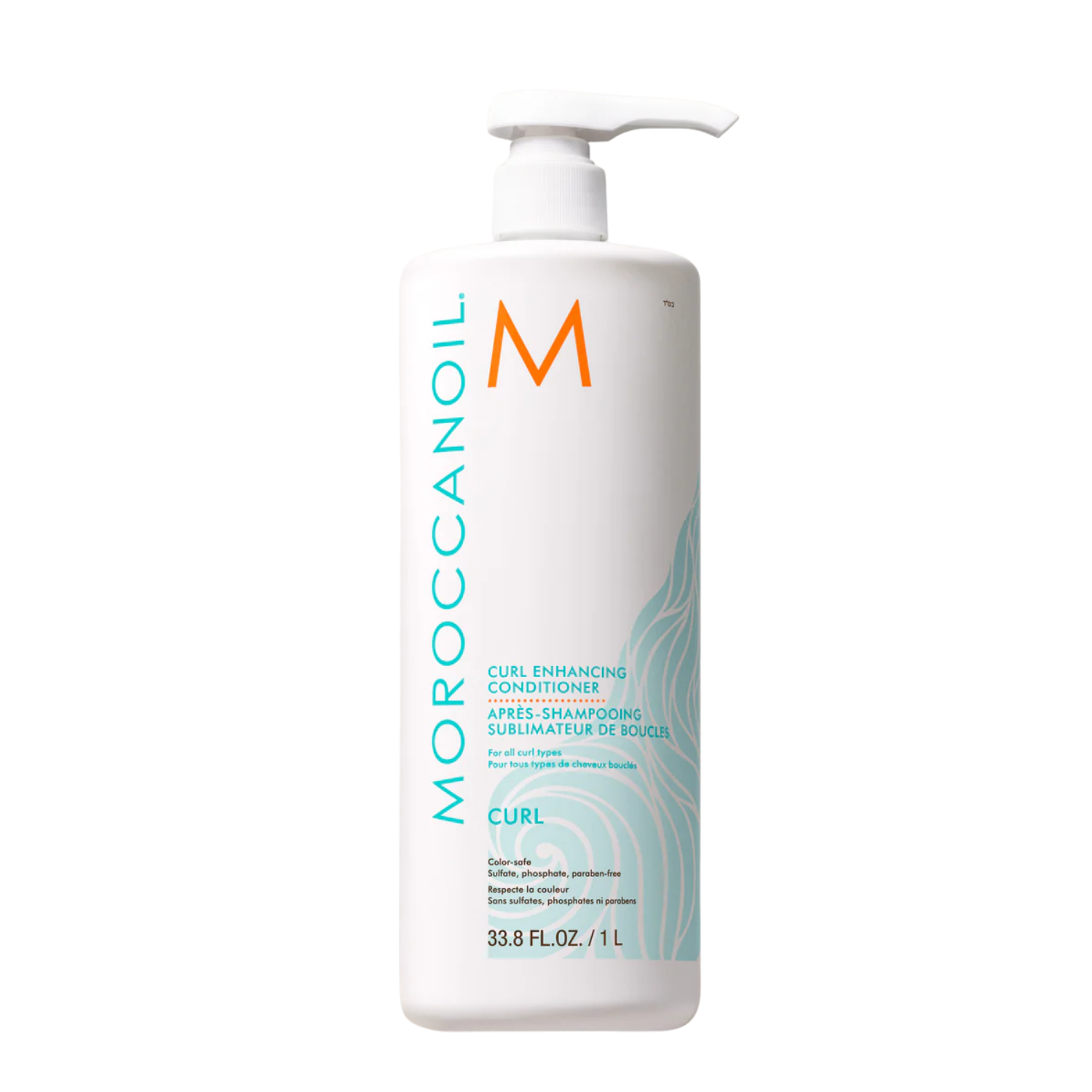 Flacon du Conditionneur Curl Enhancing Moroccanoil destiné à hydrater, définir et nourrir les boucles sans alourdir

