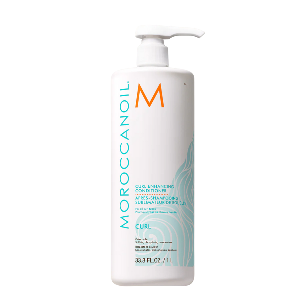 Flacon du Conditionneur Curl Enhancing Moroccanoil destiné à hydrater, définir et nourrir les boucles sans alourdir

