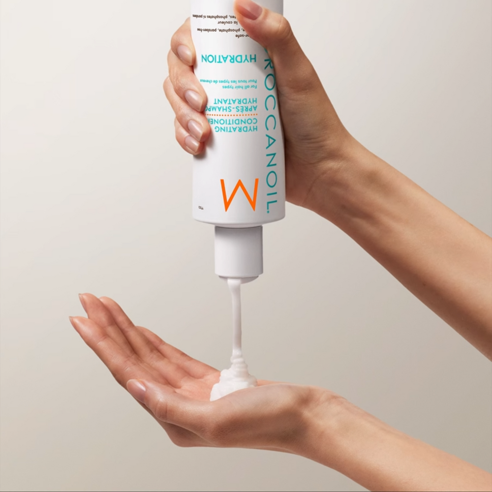 Conditionneur Hydratant Moroccanoil en flacon, soin léger démêlant et nourrissant pour cheveux normaux à secs

