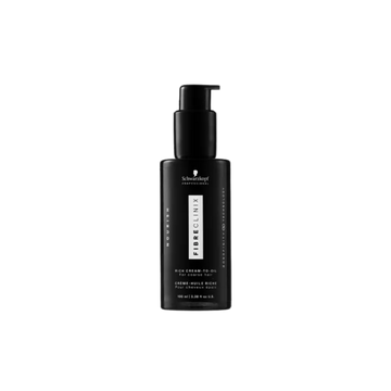 Crème-Huile Riche Bondfinity Fibre Clinix 100 ml posée sur fond neutre.