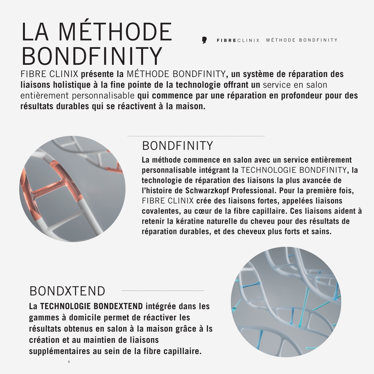 Crème-Huile Riche Bondfinity Fibre Clinix 100 ml posée sur fond neutre.