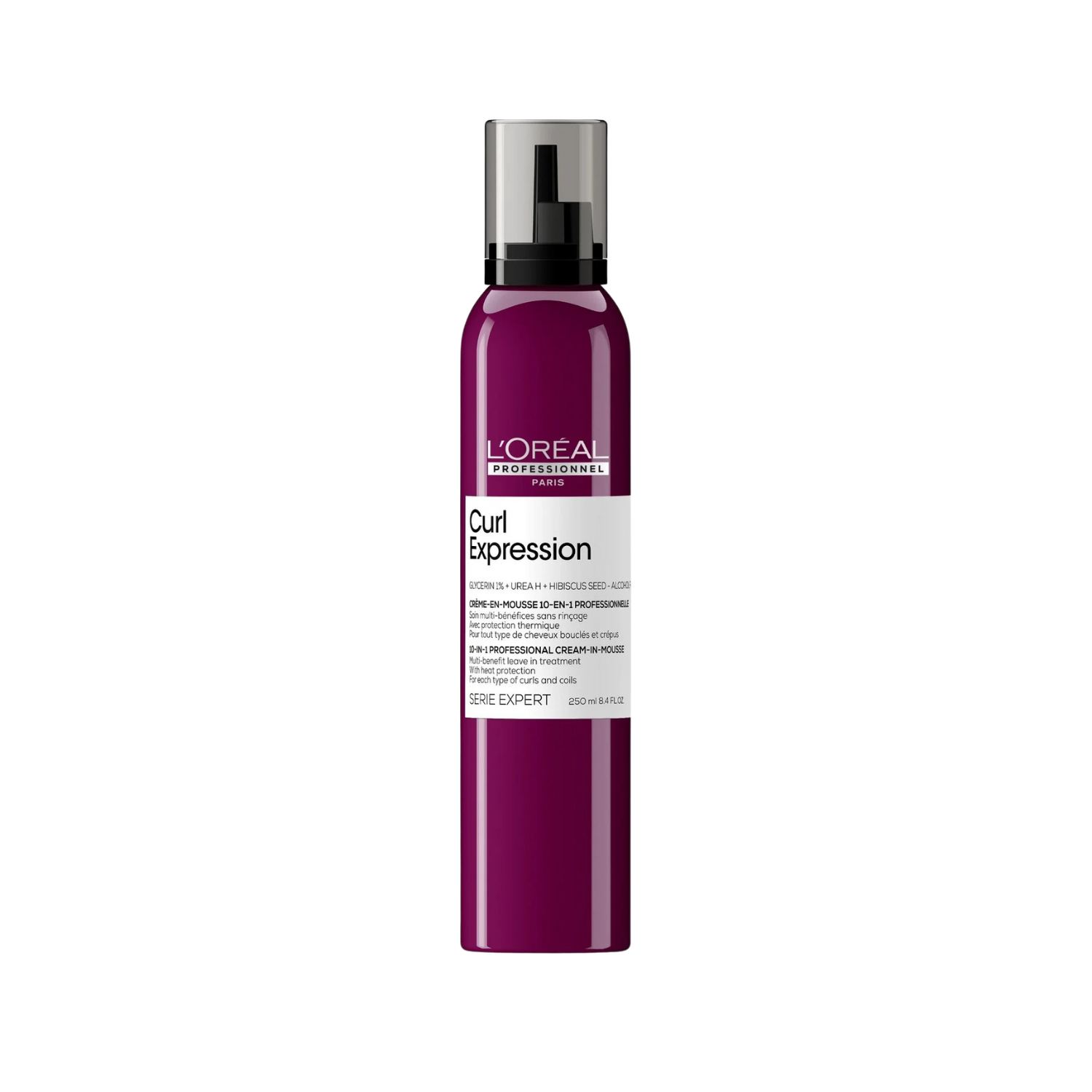 Crème-en-Mousse 10-en-1 Curl Expression L'Oréal Professionnel 250 ml sur fond blanc
