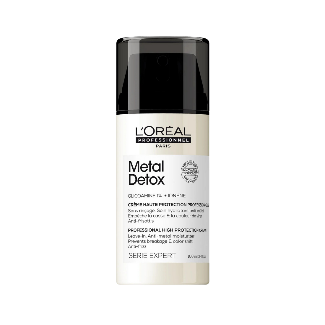 Crème Haute Protection Metal Detox L'Oréal Professionnel 100 ml sur fond blanc
