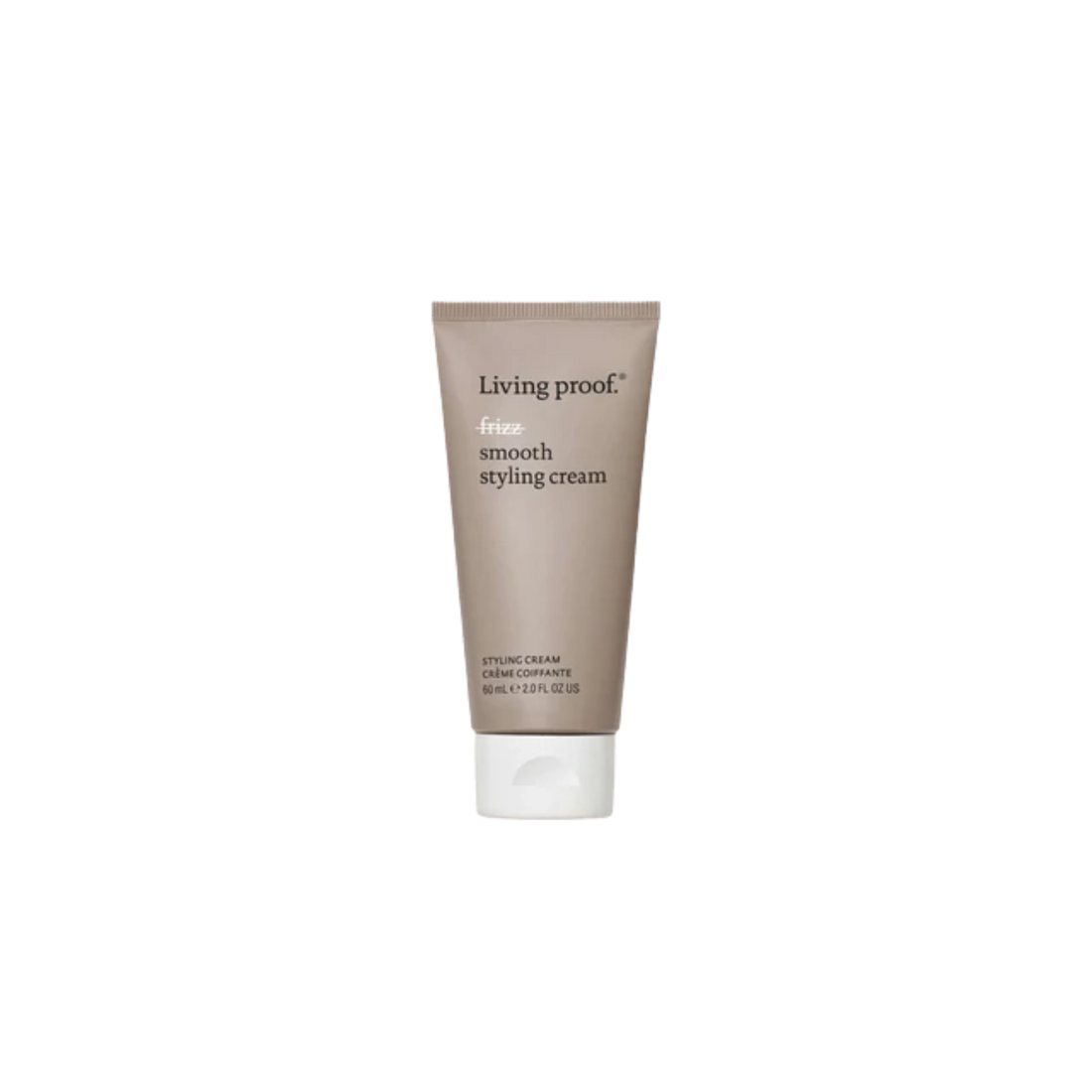 Living Proof No Frizz Smooth Styling Cream crème coiffante anti-frisottis pour cheveux lisses et brillants.