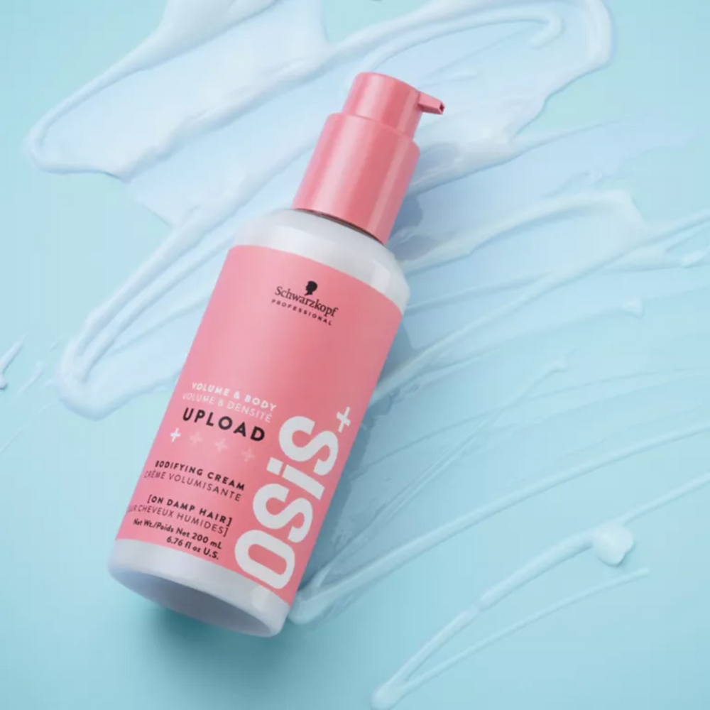 Pot de crème volumisante Schwarzkopf OSiS+ Upload Lifting – texture aérienne