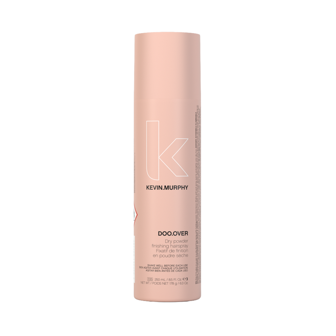 Flacon DOO.OVER 100 ml du spray poudre sèche Kevin Murphy sur fond neutre