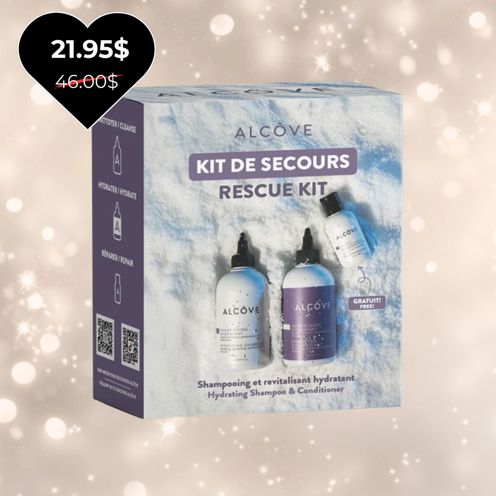 Kit Hydratant Alcôve 2025 — shampooing et revitalisant hydratants