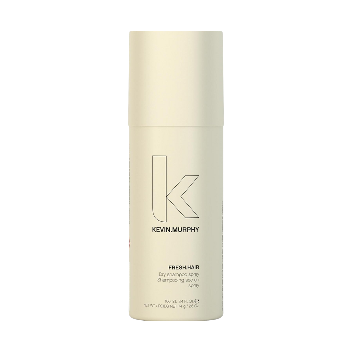 Flacon 100 ml du shampooing sec FRESH.HAIR Kevin Murphy sur fond neutre