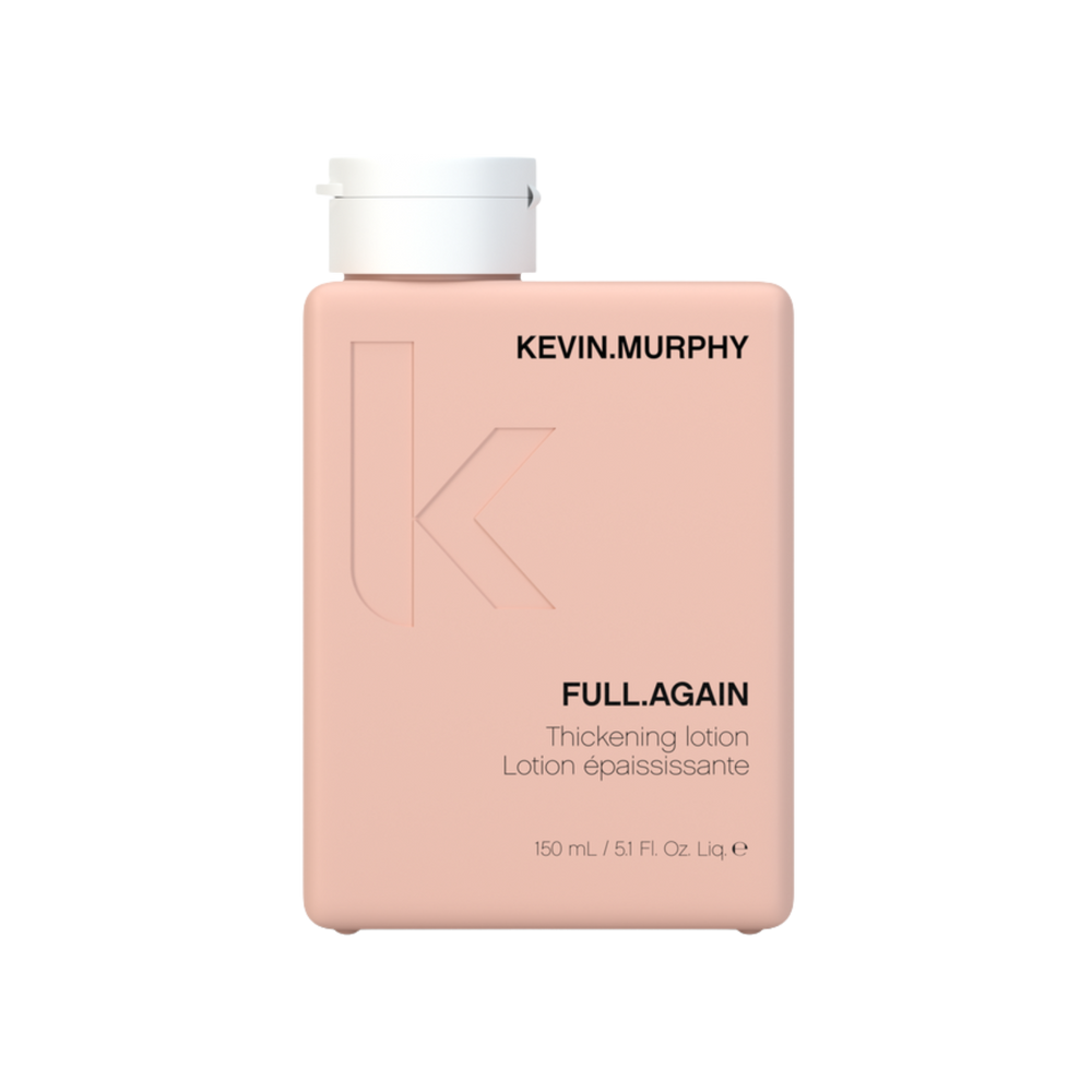 Flacon de la lotion épaississante FULL.AGAIN 150 ml de Kevin Murphy posé sur fond clair