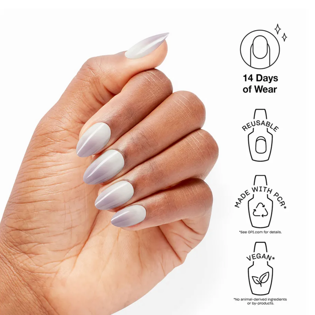 Faux-ongles OPI Sweetness xPRESS/ON Purple effet gel édition limitée
