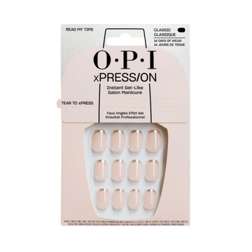 Faux-ongles OPI xPRESS/ON Read My Tips effet métallique French manucure press-on