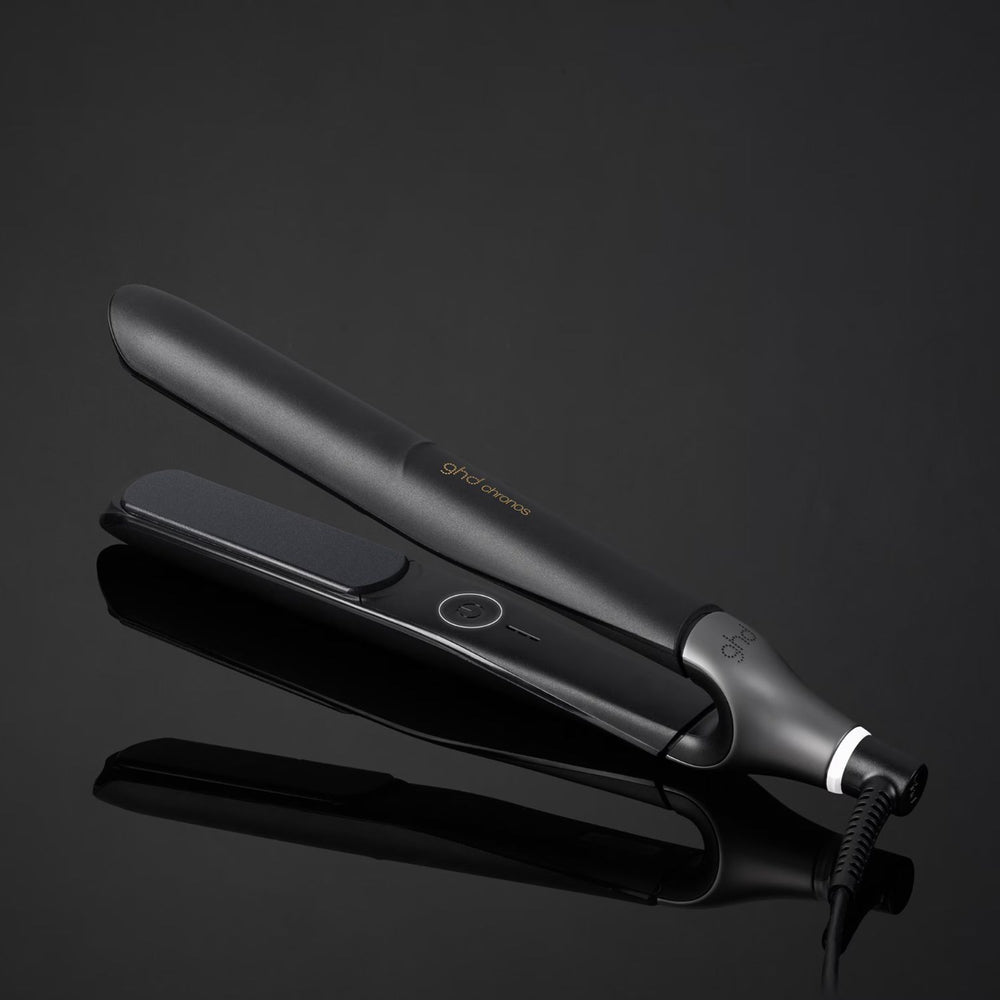 Fer plat Chronos Noir de GHD – Lisseur professionnel haute performance