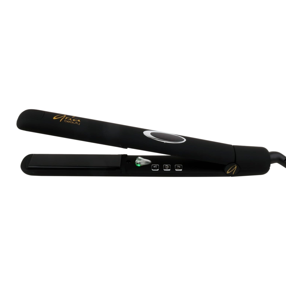 Fer plat Aria Beauty infrarouge 1″ plaques céramique‑tourmaline noir
