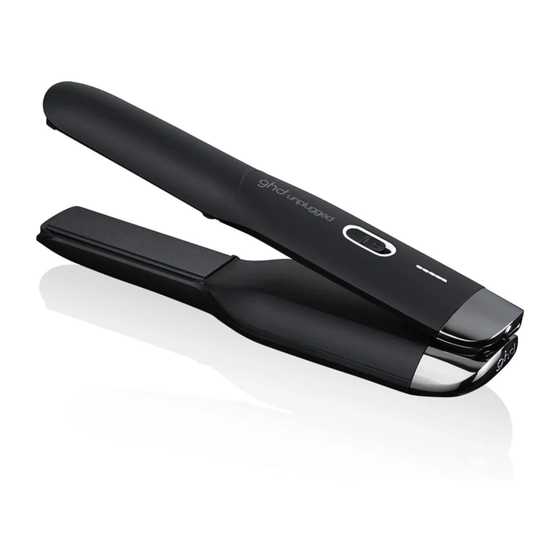 Fer plat sans fil GHD Unplugged – Design compact et élégant en noir