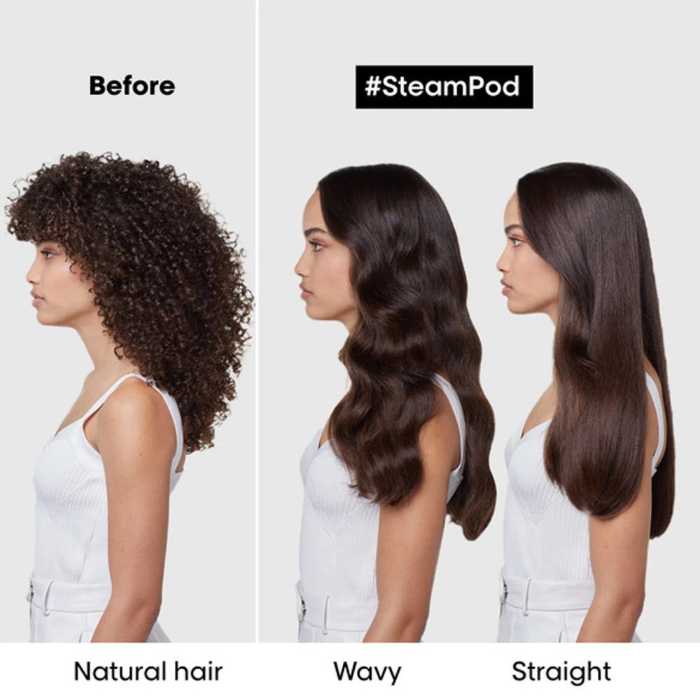 Steampod 4 de L’Oréal Professionnel – lisseur vapeur professionnel pour lisser, onduler et boucler tous types de cheveux