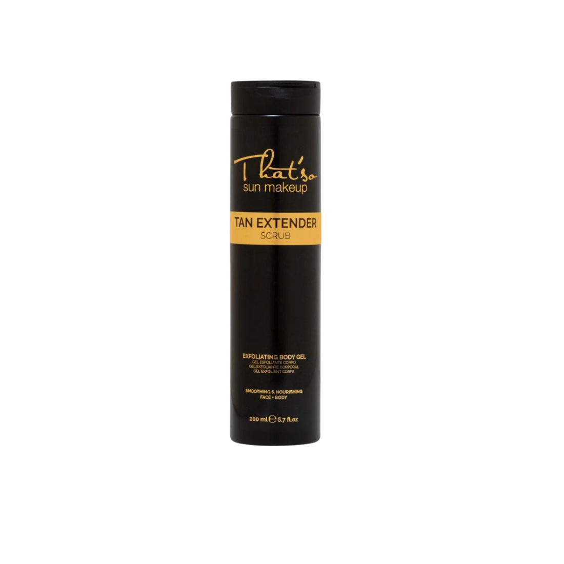 Gel exfoliant corps 200ml That'so à la noix de coco pour peau douce et bronzage uniforme