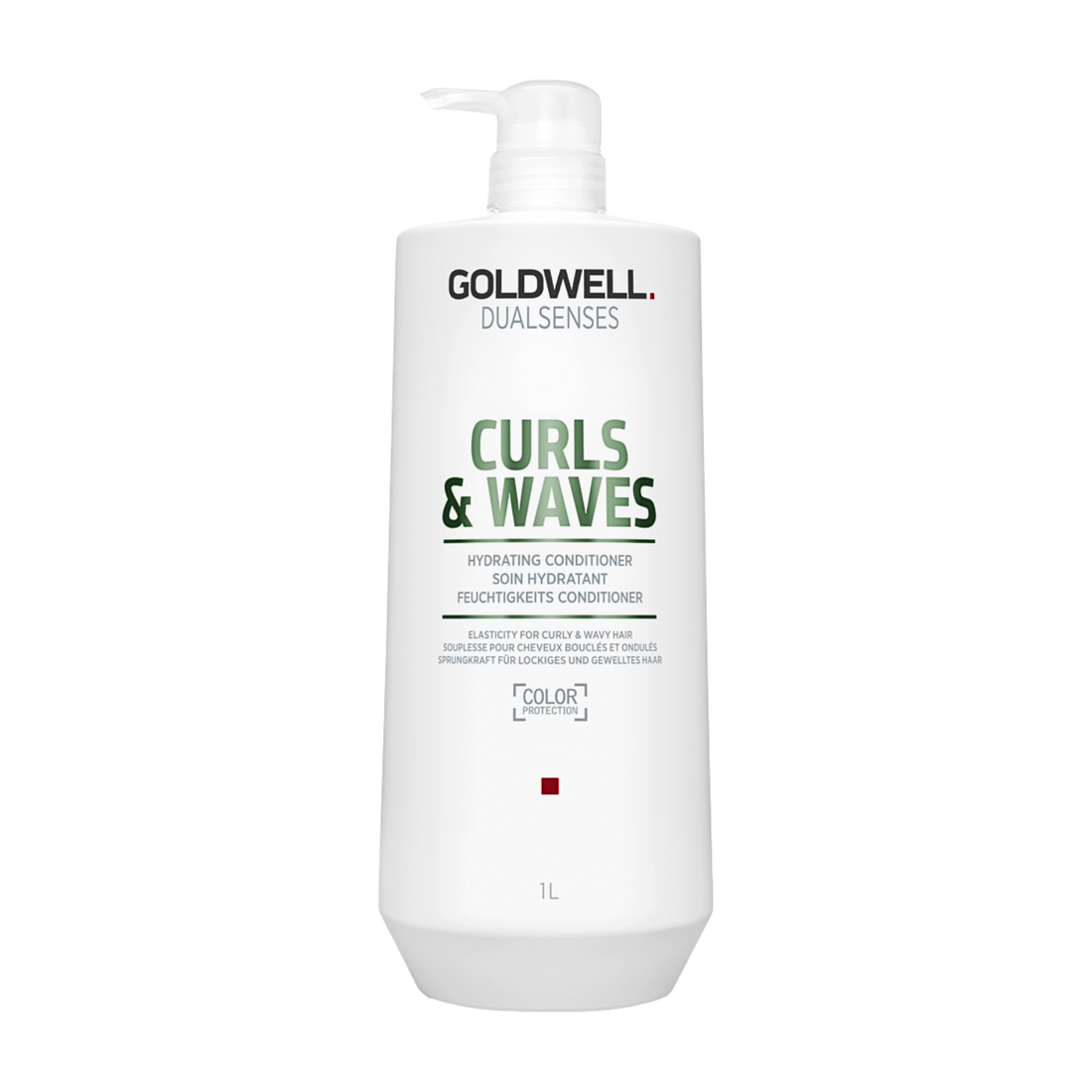 Flacon de conditionneur Goldwell Curls & Waves Hydrating Conditioner, soin léger pour boucles ondulées