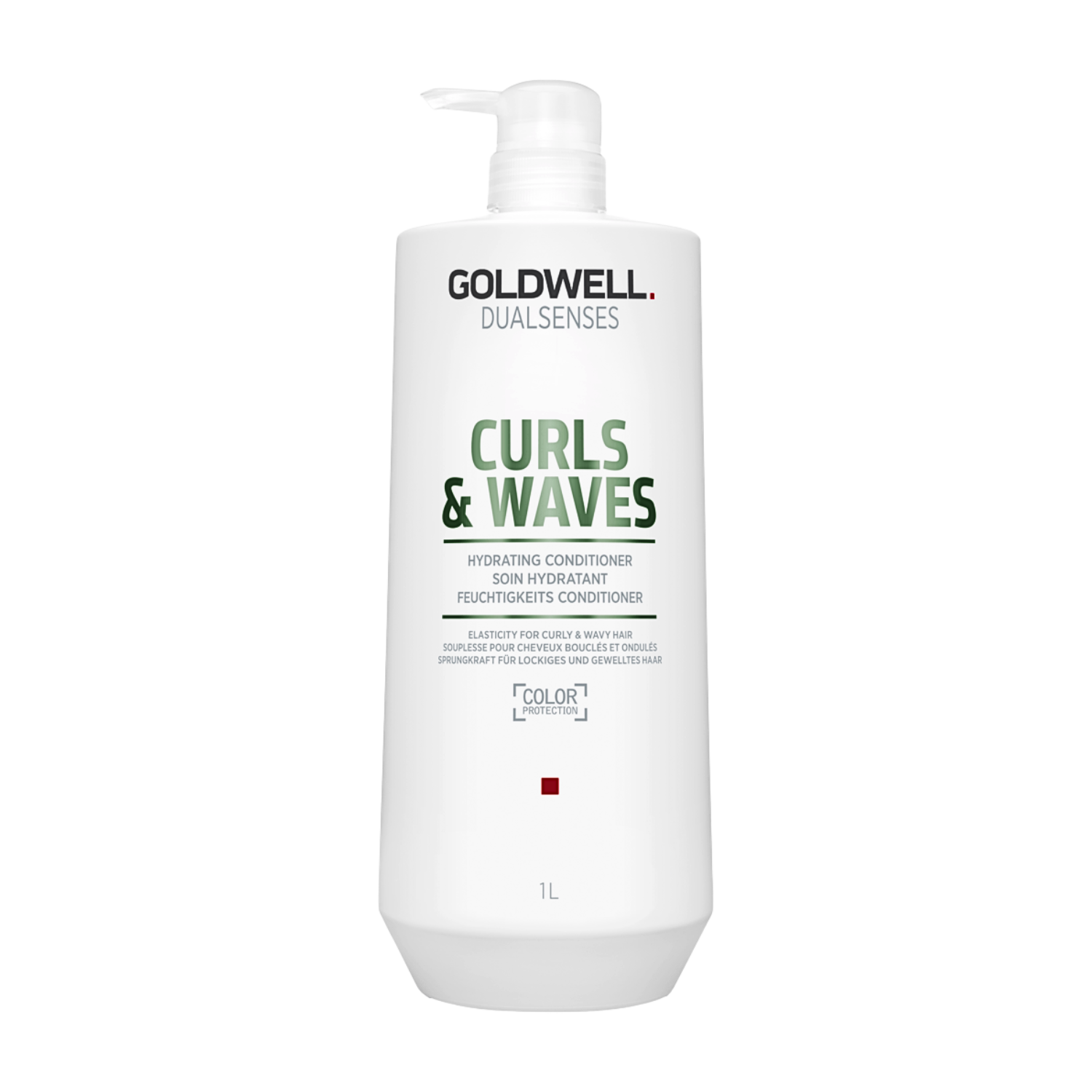 Flacon de conditionneur Goldwell Curls & Waves Hydrating Conditioner, soin léger pour boucles ondulées