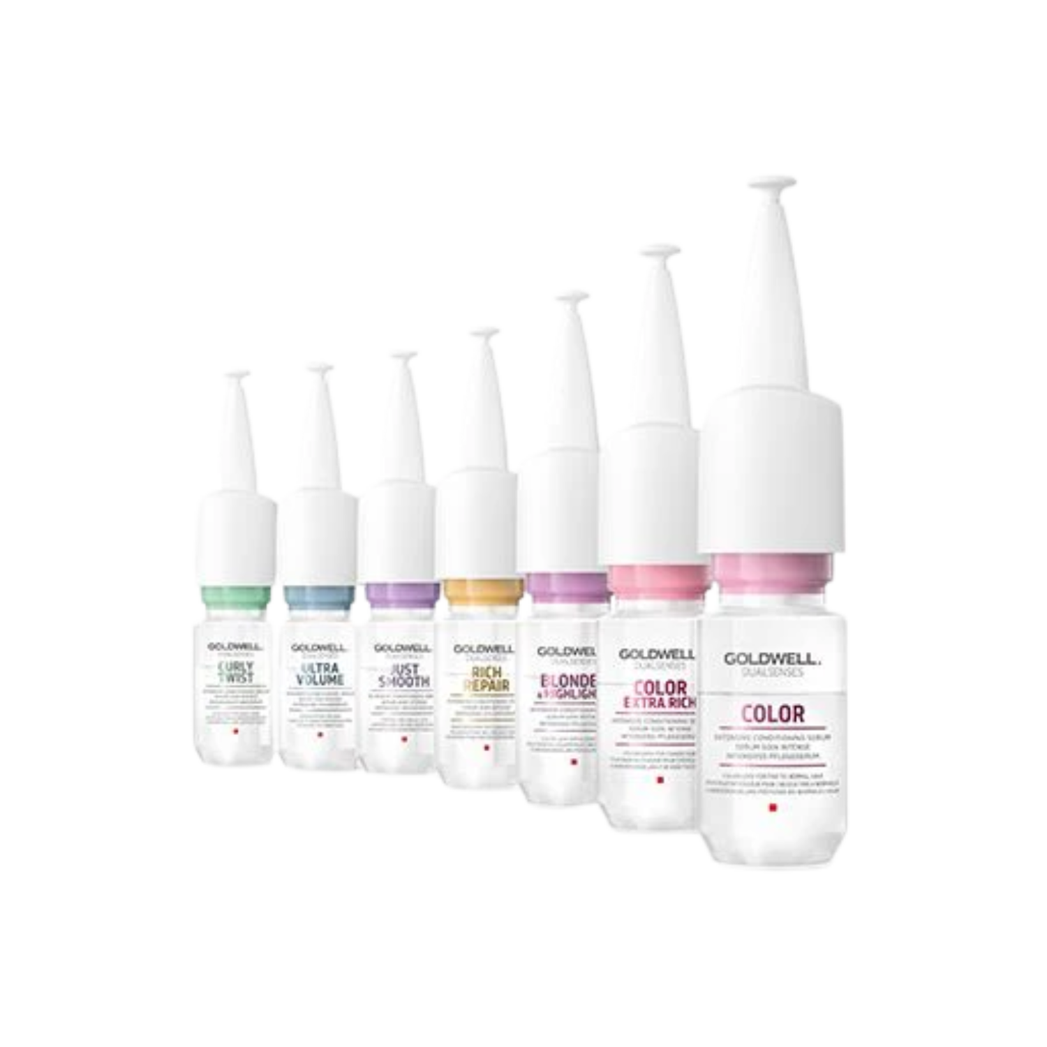 Flacon du sérum Goldwell Dualsenses Intensive Conditioning Serum Blondes & Highlights 18 ml pour cheveux blonds éclatants