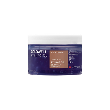 Pot Goldwell StyleSign Lagoom Jam coiffant avec couvercle vu de face