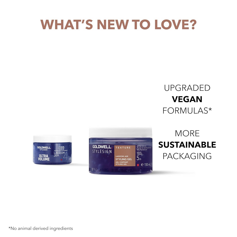 Pot Goldwell StyleSign Lagoom Jam coiffant avec couvercle vu de face